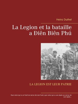 cover image of La Legion et la bataille a Ðiên Biên Phú